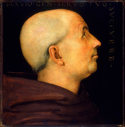Portrait of Don Biagio Milanesi by Pietro Perugino
